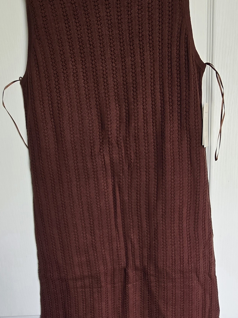 A New Day Brown Long Dress Knitted